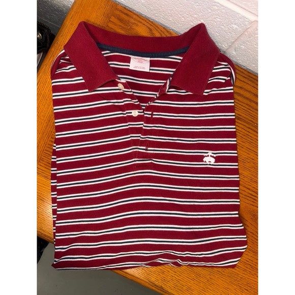 Brooks Brothers Other - Brooks Brothers 346 Men’s Golf Polo Red/White Striped XXL